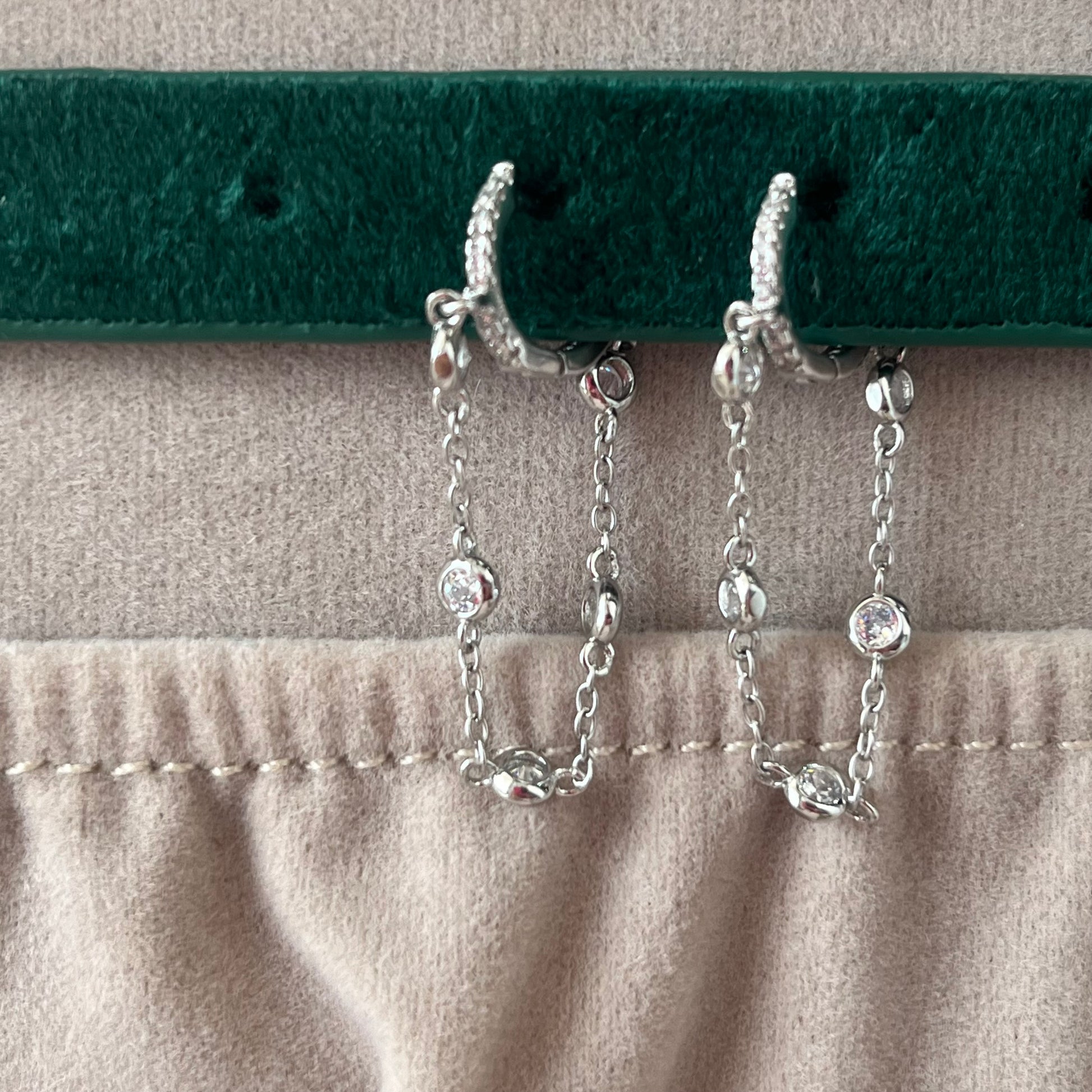 Aretes Hoops Circon