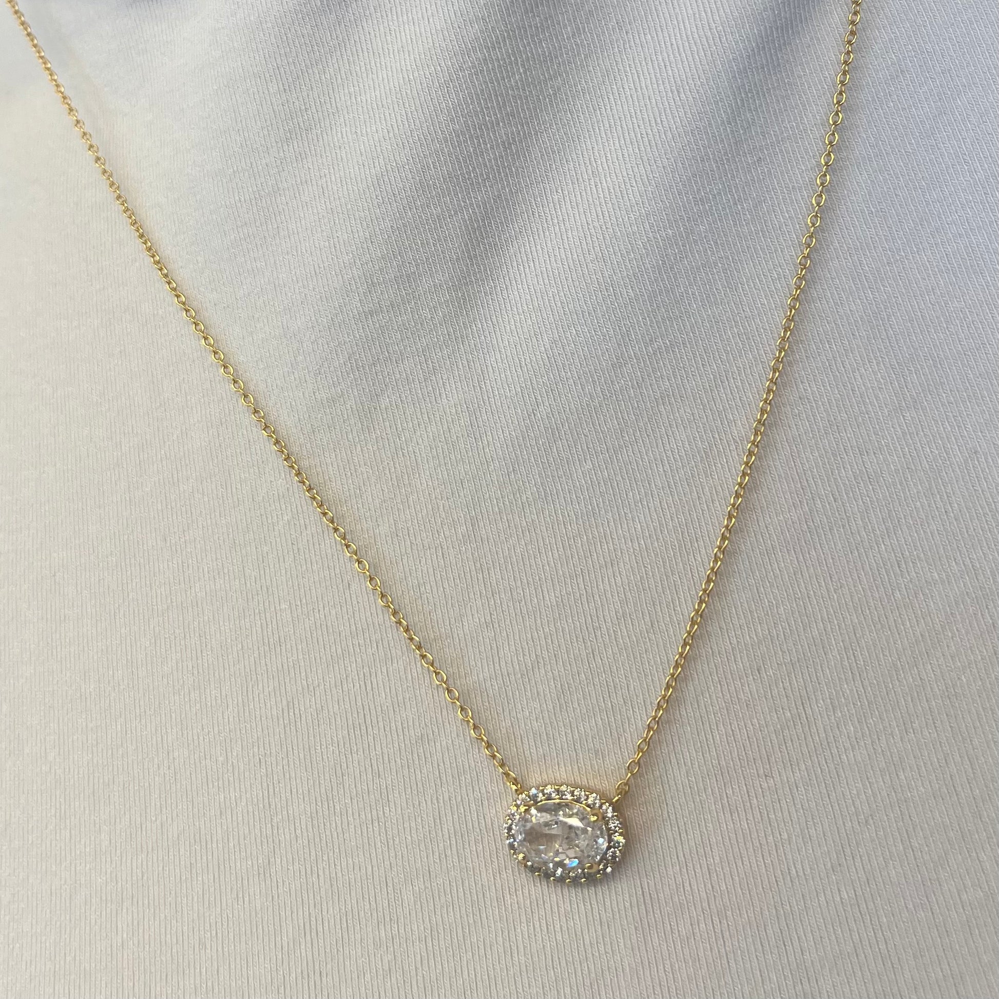Collar de Plata Italiana con baño en oro