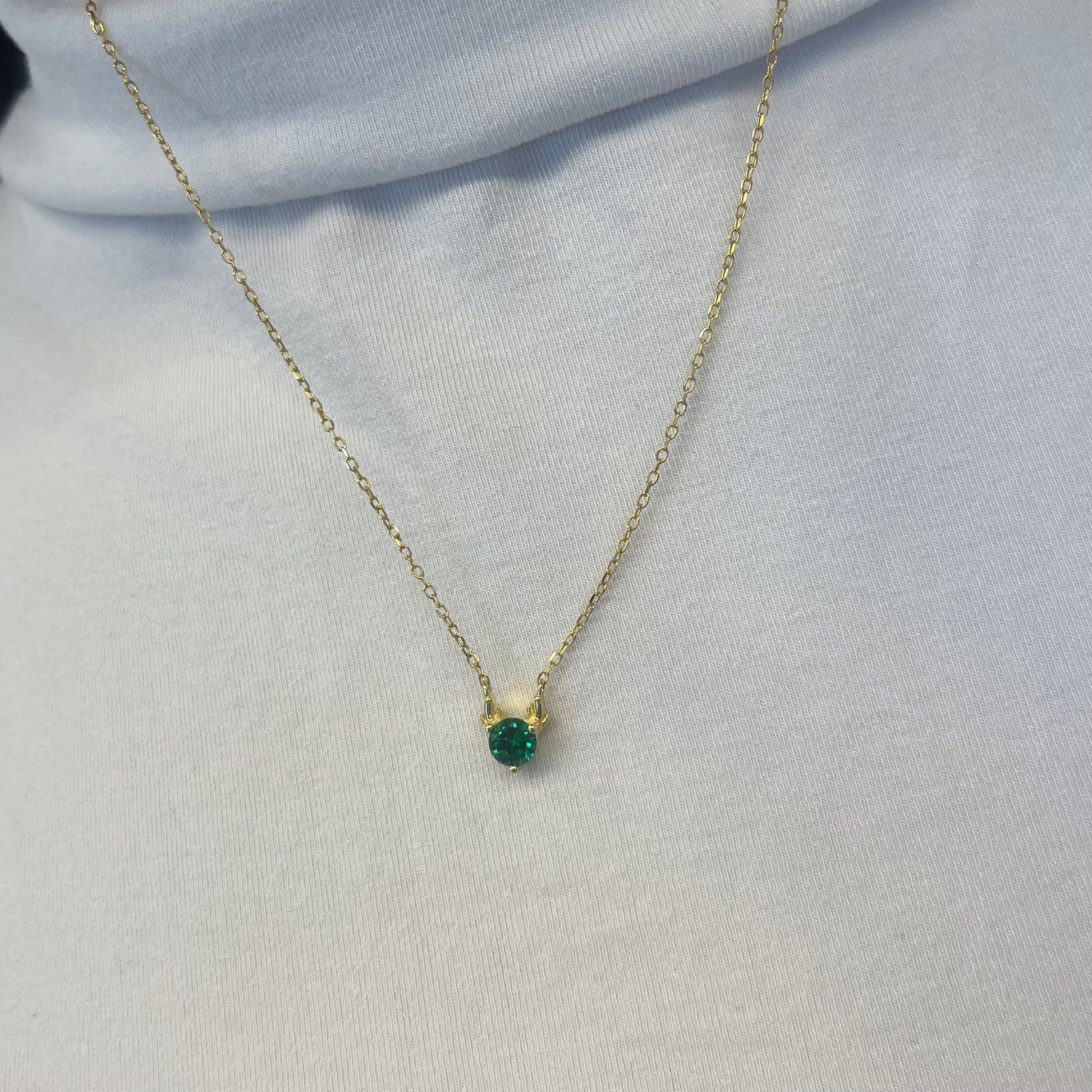 Collar de Plata Italiana con baño en oro