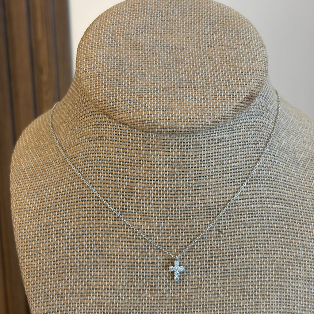 Collar Cross Plata 925