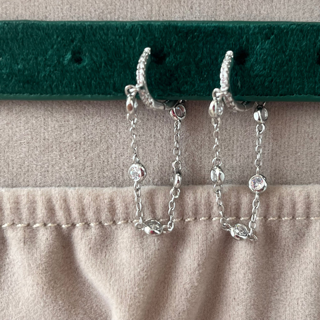 Aretes Hoops Circon