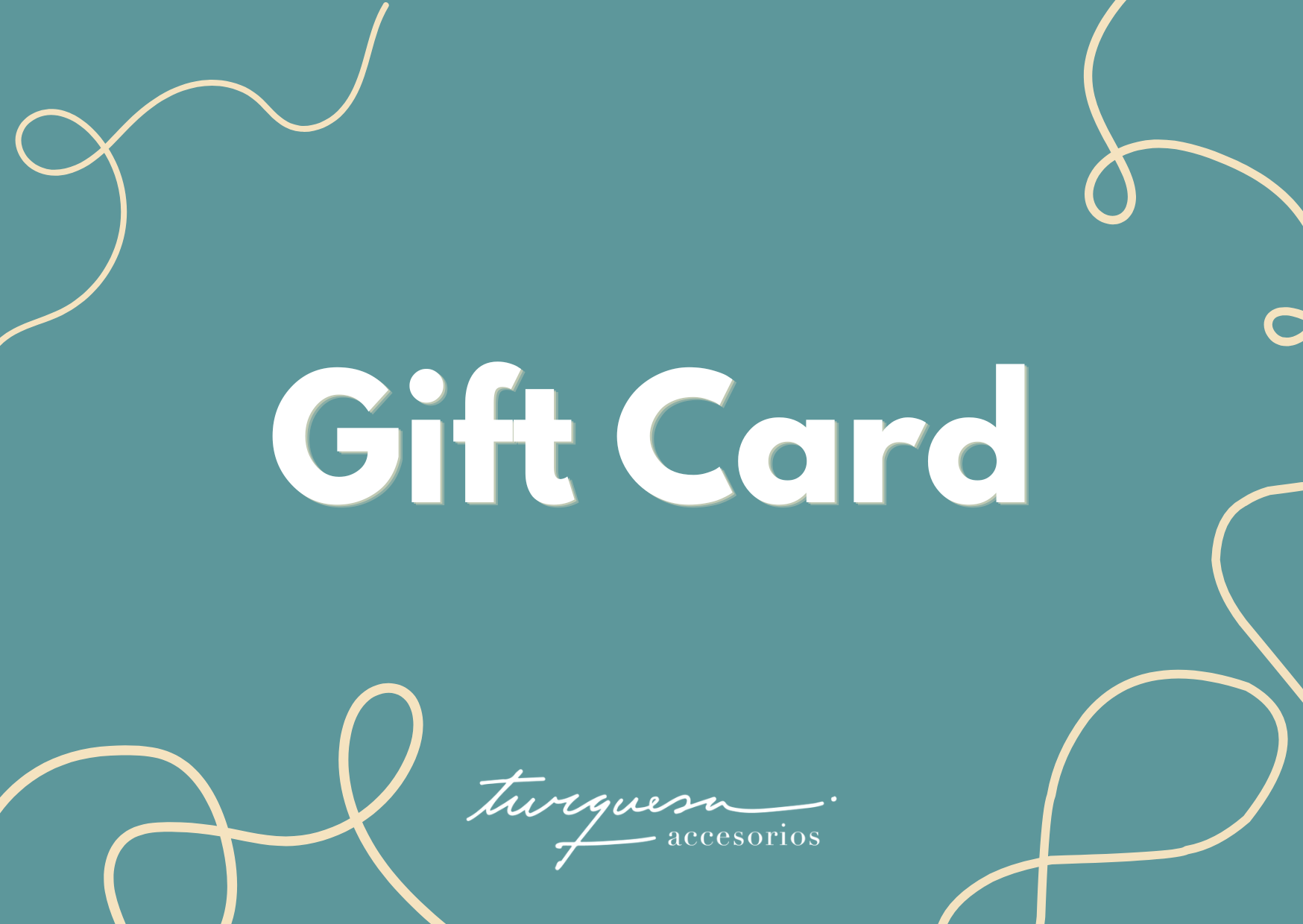 Gift Card Accesorios Turquesa